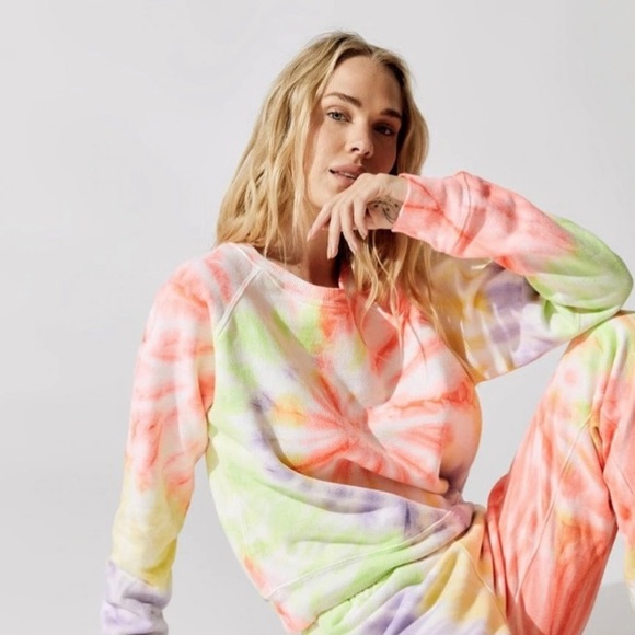 NWOT Hanes\ x re/done x-small tie dye sweatshirt - Picture 2 of 6